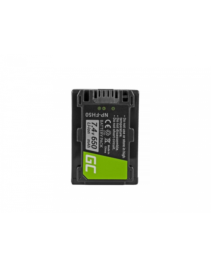 GREENCELL CB61 Bateria Green Cell ® NP-FH50 do Sony DCR-HC45, DCR-SR300E, DCR-SR70, DCR-SX50E główny