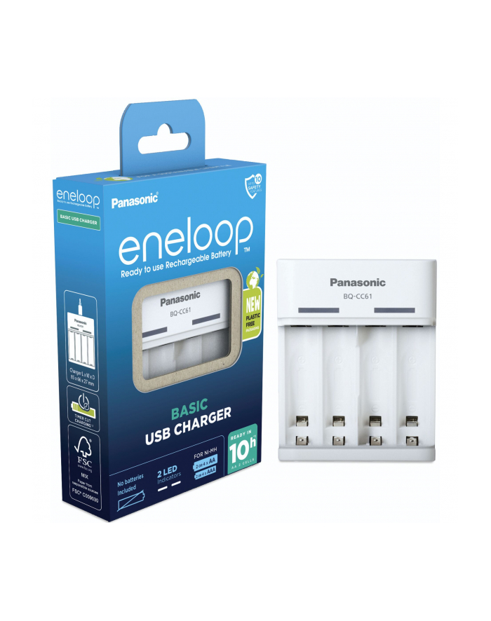 PANASONIC BQ-CC61USB Panasonic Ładowarka BQ-CC61 USB-in główny