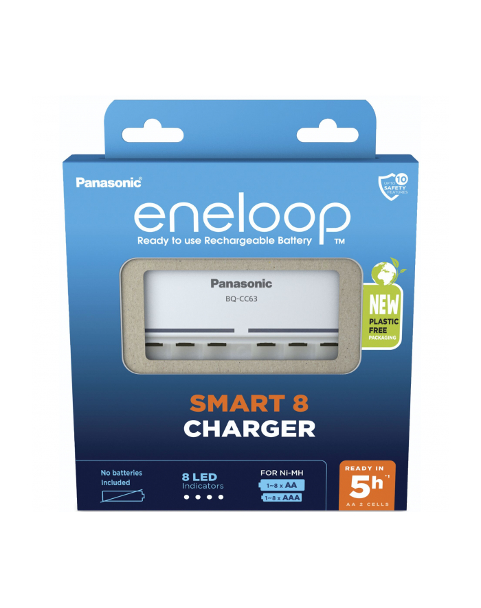 PANASONIC BQ-CC63E Panasonic Ładowarka BQ-CC63 na 8 akumulatorków główny