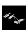 LOGILINK CU0126 LOGILINK - Kabel USB / MicroUSB z adapterem Lightning i USB-C , dł.1m - nr 23