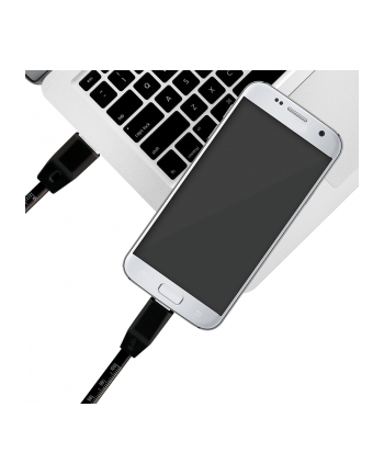 LOGILINK CU0158 LOGILINK - Kabel USB 2.0, USB-A męski na micro-USB męski z metryczką 1 m