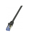 LOGILINK CQ3123S LOGILINK Patchcord Cat.6A 10G S/FTP PIMF PrimeLine 30m czarny - nr 2