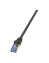 LOGILINK CQ4143S LOGILINK - Patchcord kat.6A/7, 600MHz S/FTP PIMF PrimeLine czarny 50,00m - nr 9