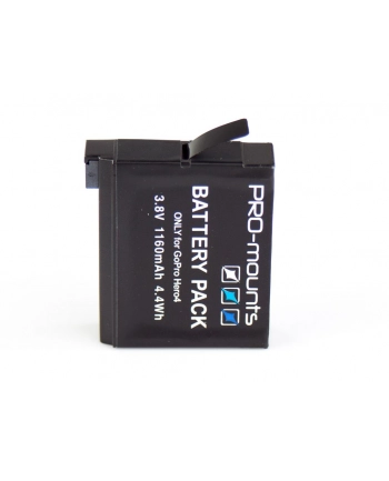 PRO-MOUNTS 5060403911476 PRO-mounts Replacement Battery Hero4