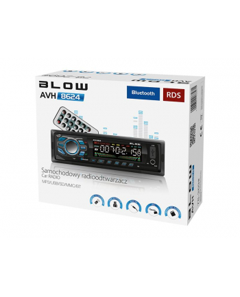 BLOW 78-269# Radio BLOW AVH-8624 MP3/USB/SD/MMC/BLUETOOTH + REMOTE