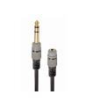 GEMBIRD A-63M35F-0.2M Gembird adapter audio 6.35mm do 3.5mm, 0.2m, czarny - nr 1