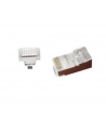 GEMBIRD LC-PTF-01/10 Gembird wtyk sieciowy RJ45 (10 sztuk) przelotowy FTP,8P8C, do drutów i linek - nr 1
