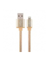 GEMBIRD CCB-mUSB2B-AMLM-6-G Gembird kabel USB do 8-pin, oplot, wtyki w osłonie metalowej, 1.8m, złoty - nr 5