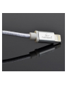 GEMBIRD CCB-mUSB2B-AMLM-6-S Gembird kabel USB do 8-pin, oplot, wtyki w osłonie metalowej, 1.8m,srebrny - nr 2