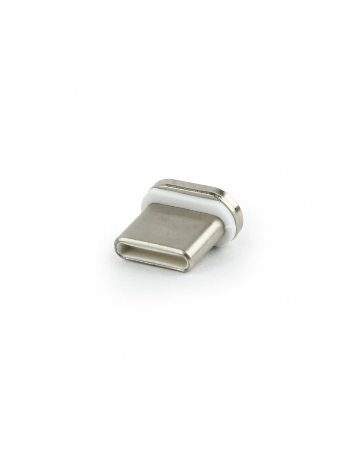 GEMBIRD CC-USB2-AMLM-UCM Gembird Wtyk USB magnetyczny do kabla 3w1 CC-USB2-AMLM31-1M, typ USB-C, srebrny główny