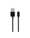 GEMBIRD CC-USB2P-AMLM-2M Gembird Kabel USB do 8-pin, ładowanie transmisja (Ipad,Iphone5/6/7/8/X),2m,czarn - nr 1