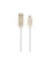 GEMBIRD CC-USB2R-AMLM-1M-W Gembird Kabel Premium USB do 8-pin (metalowe wtyki, kabel gumowany) 1m, biały - nr 1