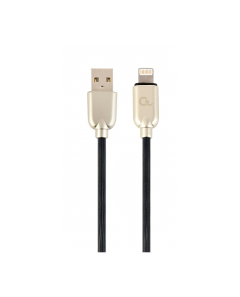 GEMBIRD CC-USB2R-AMLM-1M Gembird Kabel Premium USB do 8-pin (metalowe wtyki, kabel gumowany) 1m, czarny