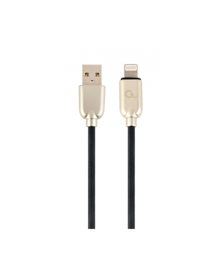 GEMBIRD CC-USB2R-AMLM-2M Gembird Kabel Premium USB do 8-pin (metalowe wtyki, kabel gumowany) 2m, czarny główny