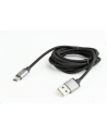 GEMBIRD CCB-mUSB2B-AMCM-6 Gembird kabel USB-C czarny oplot nylonowy, metalowe wtyki, 1.8m - nr 3