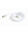 GEMBIRD CCB-mUSB2B-AMBM-6-S Gembird kabel micro USB 2.0 AM-MBM5P 1.8M oplot,wtyki w osłonie metalowej,srebrn - nr 1