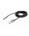 GEMBIRD CCB-mUSB2B-AMBM-6 Gembird kabel micro USB 2.0 AM-MBM5P 1.8M oplot,wtyki w osłonie metalowej,czarny - nr 4