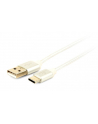 GEMBIRD CCB-mUSB2B-AMCM-6-S Gembird kabel USB-C srebrny oplot nylonowy, metalowe wtyki, 1.8m - nr 7