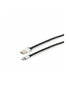GEMBIRD CCP-USB2-AMCM-2.5M Gembird kabel USB-C 2.0 (AM/CM) metalowe wtyki, oplot nylonowy, 2.5m, czarny - nr 3