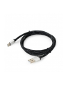 GEMBIRD CCP-USB2-AMCM-2.5M Gembird kabel USB-C 2.0 (AM/CM) metalowe wtyki, oplot nylonowy, 2.5m, czarny - nr 5