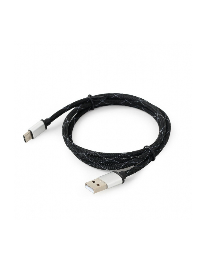 GEMBIRD CCP-USB2-AMCM-2.5M Gembird kabel USB-C 2.0 (AM/CM) metalowe wtyki, oplot nylonowy, 2.5m, czarny główny