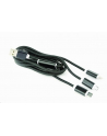 GEMBIRD CC-USB2-AM31-1M Gembird kabel USB 3w1 do ładowania micro USB/USB-C/8-pin, czarny, 1m - nr 2