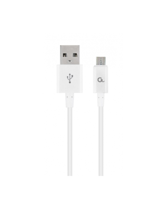 GEMBIRD CC-USB2P-AMmBM-1M-W Gembird kabel micro USB 2.0 AM-MBM5P, ładowanie, transmisja, 1m, biały główny
