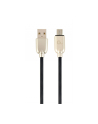 GEMBIRD CC-USB2R-AMmBM-1M Gembird kabel micro USB 2.0 AM-MBM5P (metalowe wtyki, kabel gumowany) 1m, czarny - nr 1