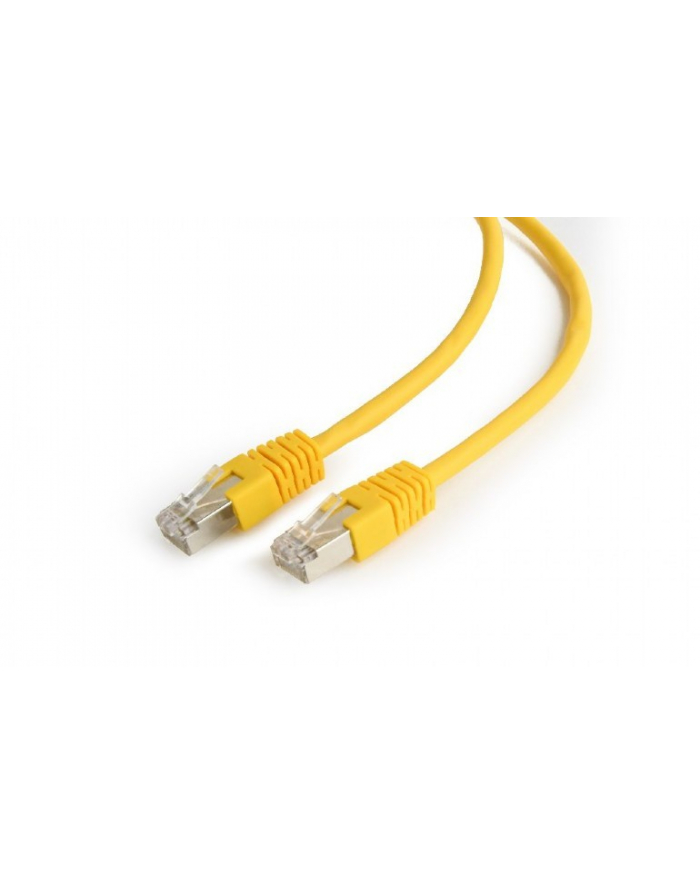 GEMBIRD PP6-0.25M/Y Gembird patchcord RJ45, kat. 6, FTP, 0.25m, żółty główny