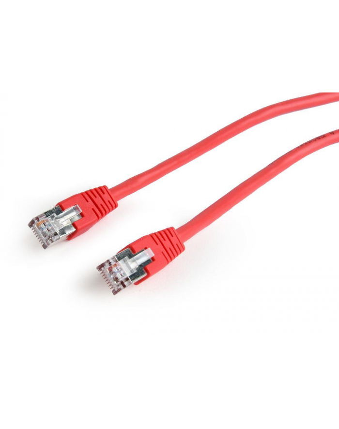 GEMBIRD PP6-0.5M/R Gembird patchcord RJ45, kat. 6, FTP, 0.5m, czerwony główny