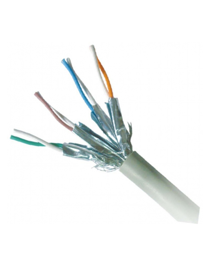 GEMBIRD PP6A-LSZHCU-10M Gembird patchcord RJ45, kat. 6A, SFTP, LSZH, 10m, szary główny