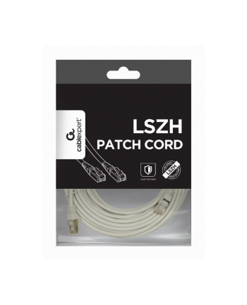 GEMBIRD PP6A-LSZHCU-15M Gembird patchcord RJ45, kat. 6A, SFTP, LSZH, 15m, szary