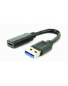GEMBIRD A-USB3-AMCF-01 Gembird adapter USB 3.1 A męski do USB typu C żeński, 10cm, czarny - nr 2