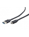 GEMBIRD CCP-USB3-AMCM-0.1M Gembird kabel USB 3.0 -> USB-C, 0.1m, czarny - nr 2