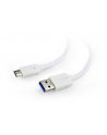 GEMBIRD CCP-USB3-AMCM-W-0.1M Gembird kabel USB-C 3.0, 0.1m, biały - nr 1