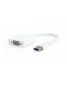 GEMBIRD AB-U3M-VGAF-01-W Gembird adapter USB 3.0 do VGA, biały, blister - nr 1