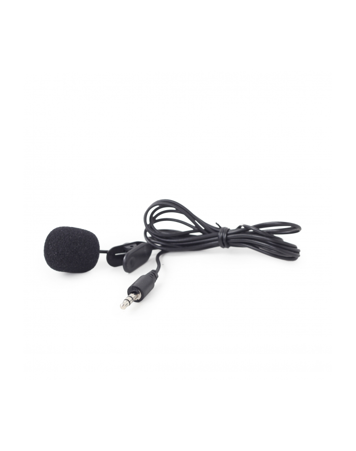 GEMBIRD MIC-C-01 Gembird Mikrofon clip-on 3.5mm, czarny główny