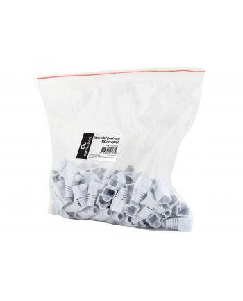 GEMBIRD BT5GY/100 Gembird osłonka wtyku RJ45, szara (100szt.)