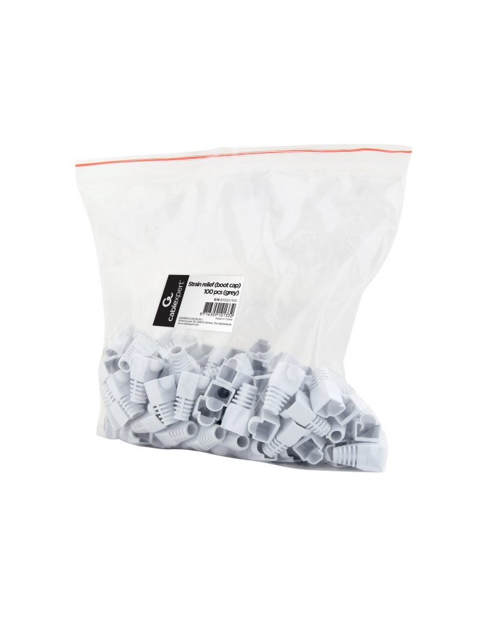 GEMBIRD BT5GY/100 Gembird osłonka wtyku RJ45, szara (100szt.) główny