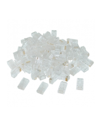 GEMBIRD LC-8P8C-002/50 Gembird wtyk sieciowy RJ45 (50 sztuk) kat. 6, 8P8C, 30U, do drutów