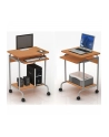 TECHLY 305694 Techly Biurko komputerowe Compact 600x450 z półką na klawiaturę buk/srebrne - nr 5