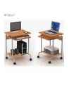 TECHLY 305694 Techly Biurko komputerowe Compact 600x450 z półką na klawiaturę buk/srebrne - nr 7