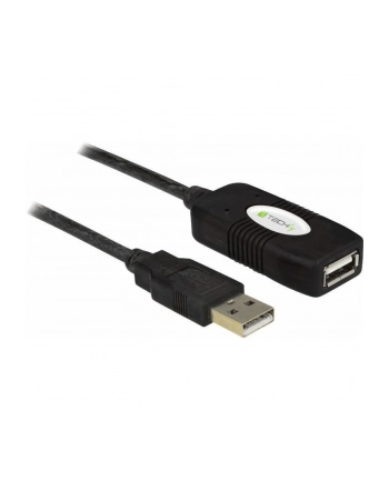 TECHLY 023646 Techly Przedłużacz kabel USB 2.0 aktywny USB A/USB A M/F 10m czarny
