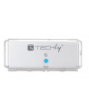 TECHLY 106114 Techly 4-Portowy hub USB 2.0 Hi-Speed 4x USB-A z kablem 55mm, srebrny - nr 3
