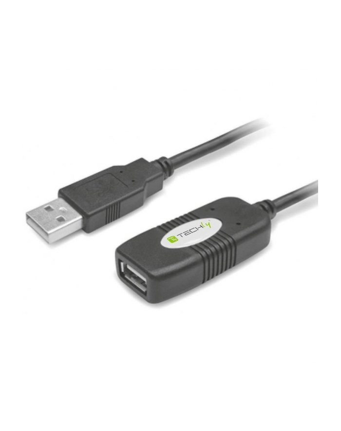 TECHLY 023646 Techly Przedłużacz kabel USB 2.0 aktywny USB A/USB A M/F 10m czarny główny