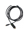 TECHLY 106312 Techly Kabel monitorowy adapter USB-C DP AltMode na HDMI 4K M/M 2m czarny - nr 1