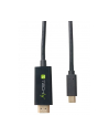 TECHLY 106312 Techly Kabel monitorowy adapter USB-C DP AltMode na HDMI 4K M/M 2m czarny - nr 2