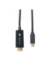 TECHLY 106312 Techly Kabel monitorowy adapter USB-C DP AltMode na HDMI 4K M/M 2m czarny - nr 7