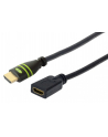 TECHLY 106848 Techly Kabel przedłużacz monitorowy HDMI-HDMI M/F 1,8m Ethernet 4K@60Hz czarny - nr 11