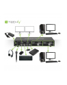 TECHLY 101928 Techly 2-portowy przełącznik KVM DisplayPort/USB 2x1 z podwójnym wideo i audio - nr 40